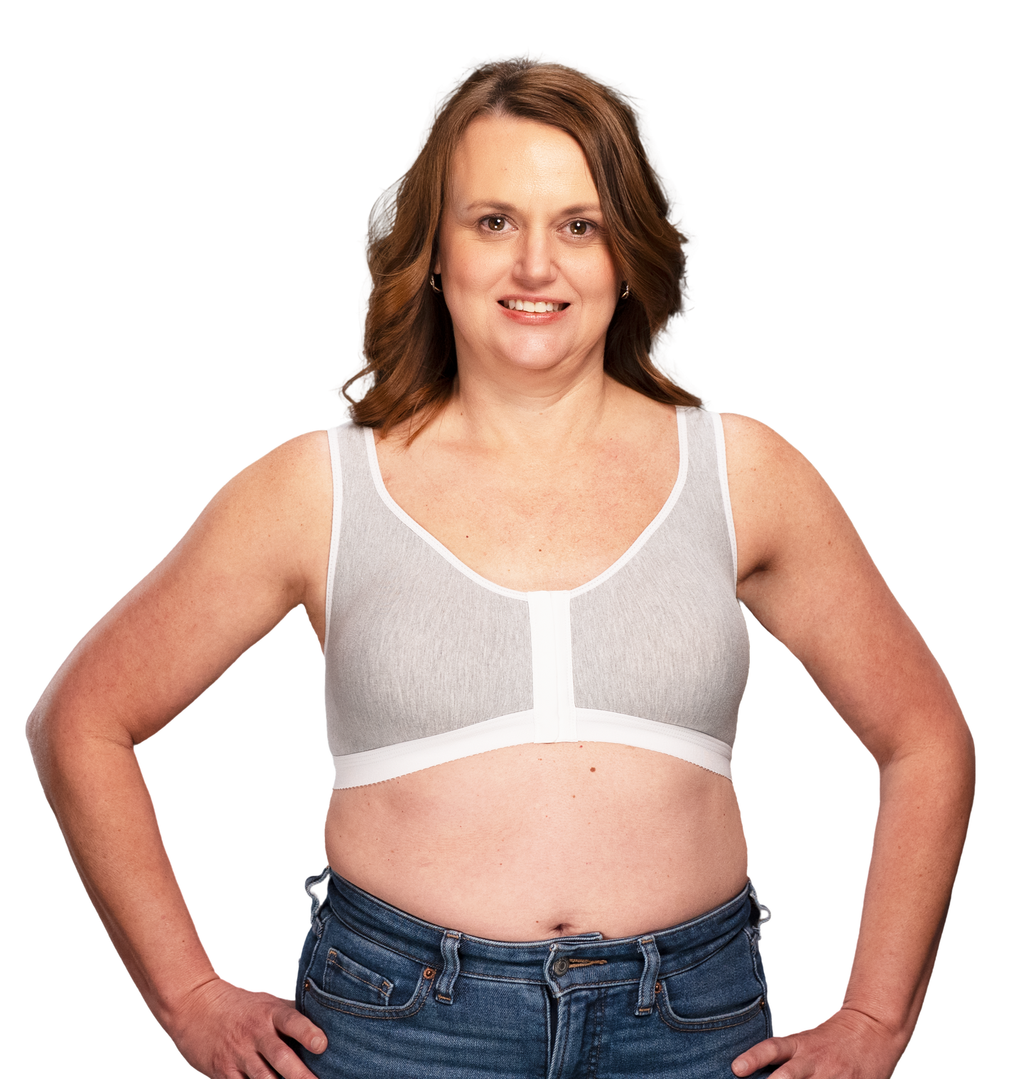 Trulife 4060 Riley Compression Bra - Heather Grey