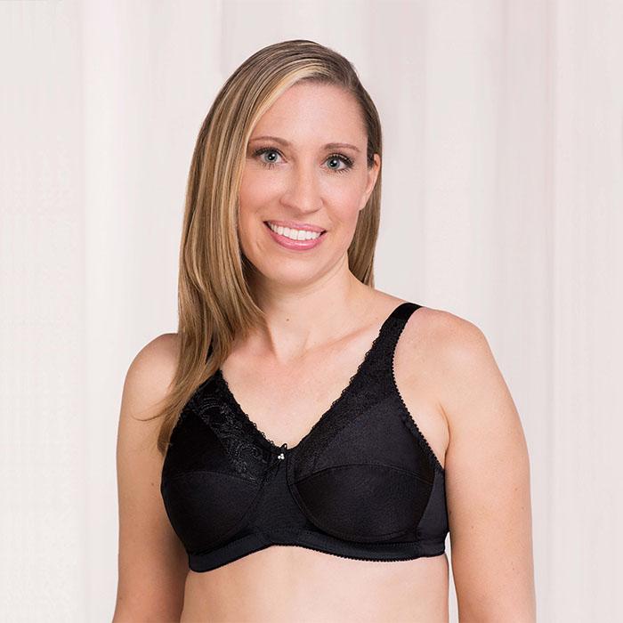 Trulife 210 Barbara Lace Bra - Black