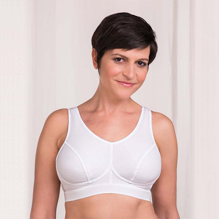 Trulife 330 Sophia Mastectomy Bra - White