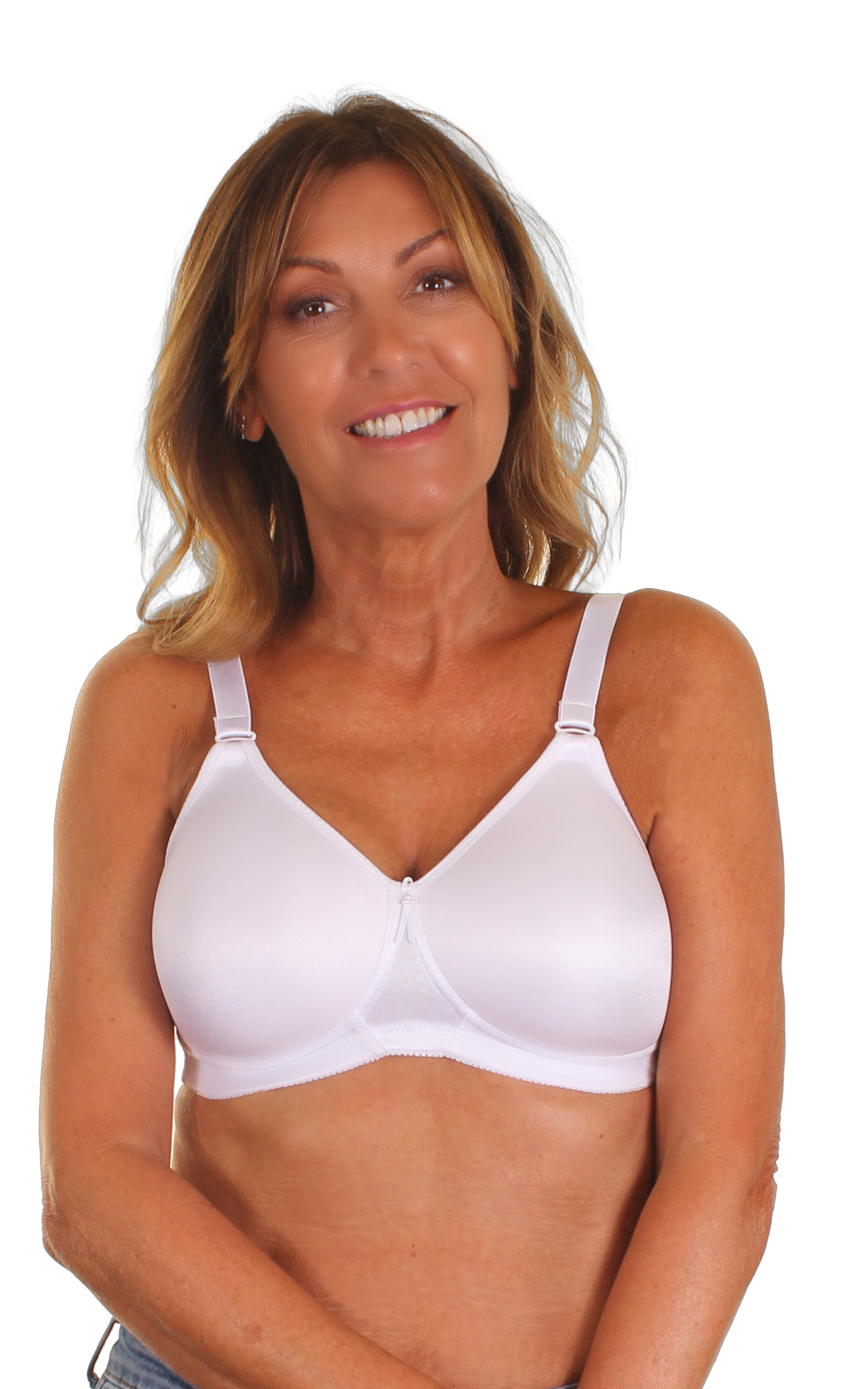 Trulife 4013 Alexandra Embossed Bra - White