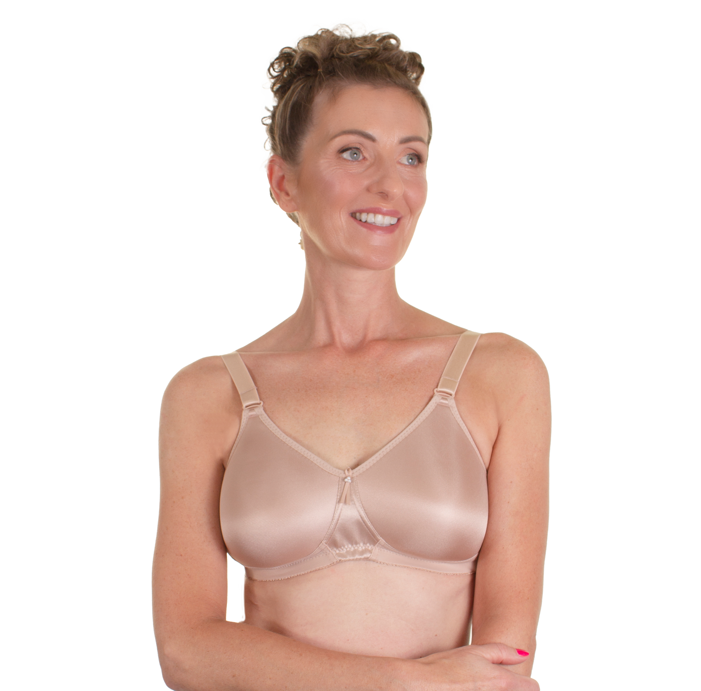 Trulife 4013 Alexandra Embossed Bra - Latte