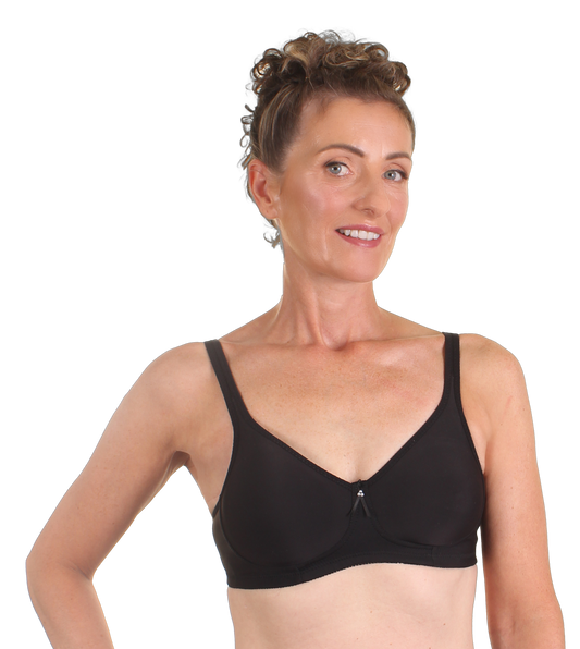 Trulife 4030 Emily Wire-Free Bra - Black