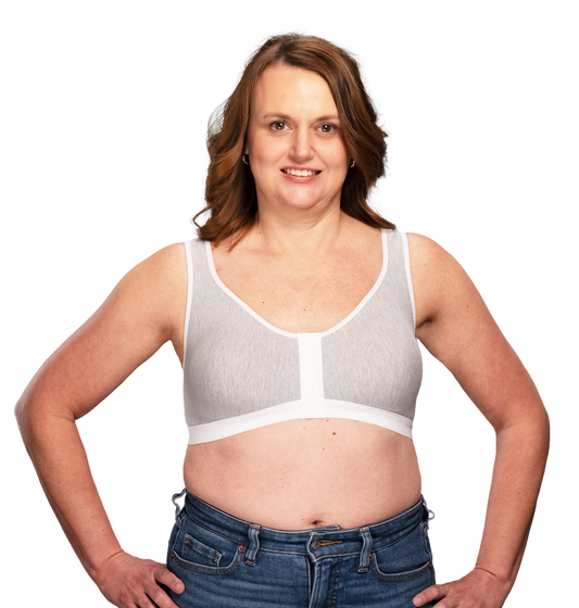 Trulife 4060 Riley Compression Bra - Heather Grey