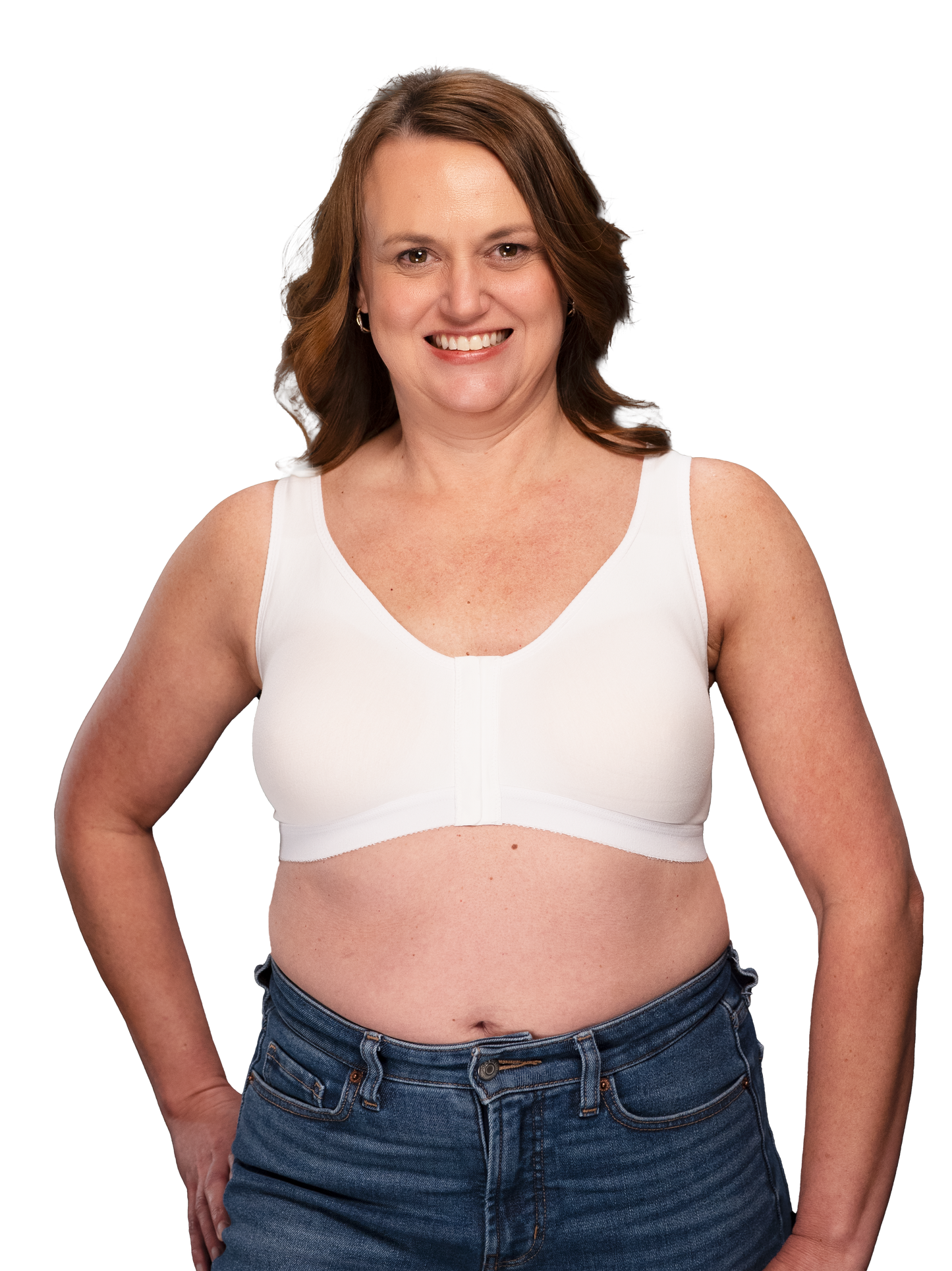 Trulife 4060 Riley Compression Bra - White