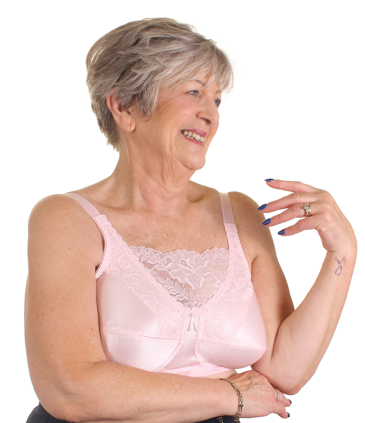 Trulife 4019 Jessica Seamless Bra - Powder Pink