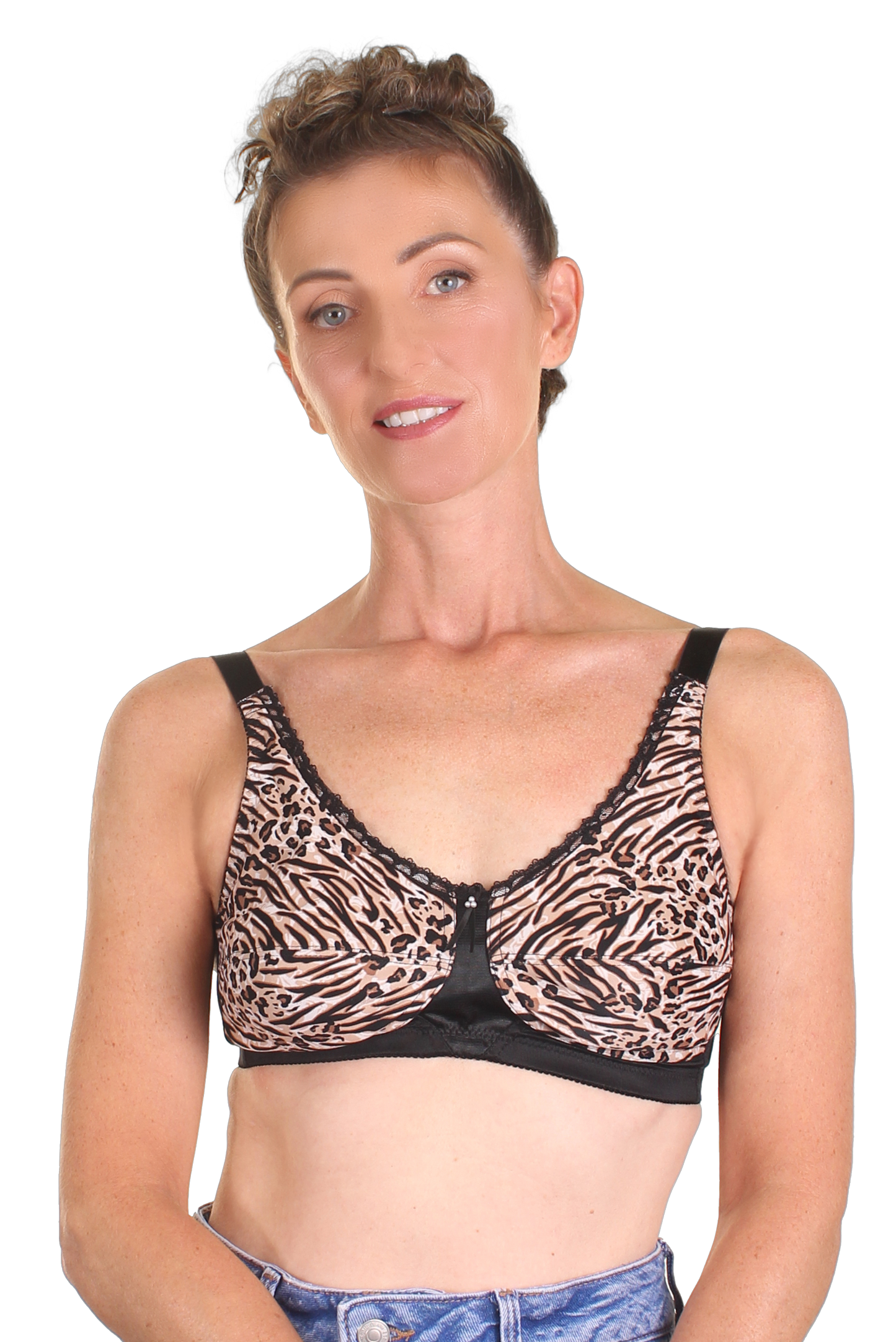 Trulife 210 Barbara Lace Bra - Exotic Black