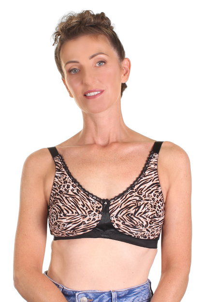 Trulife 210 Barbara Lace Bra - Exotic Black