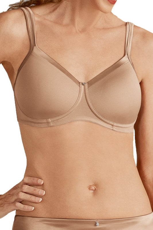 Lara Satin Padded Wire-Free Bra