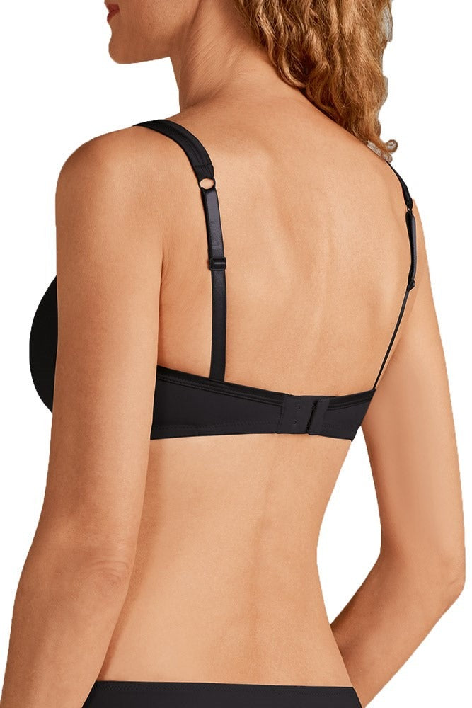 Lara Satin Padded Wire-Free Bra